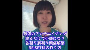最強のアンチエイジング法～寝るだけで小顔になり、首凝り・肩凝り・頭痛も取れるRESET枕の作り方～